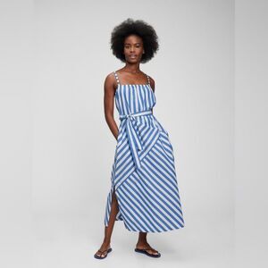 GAP Blue and White Striped 100% cotton dress M
